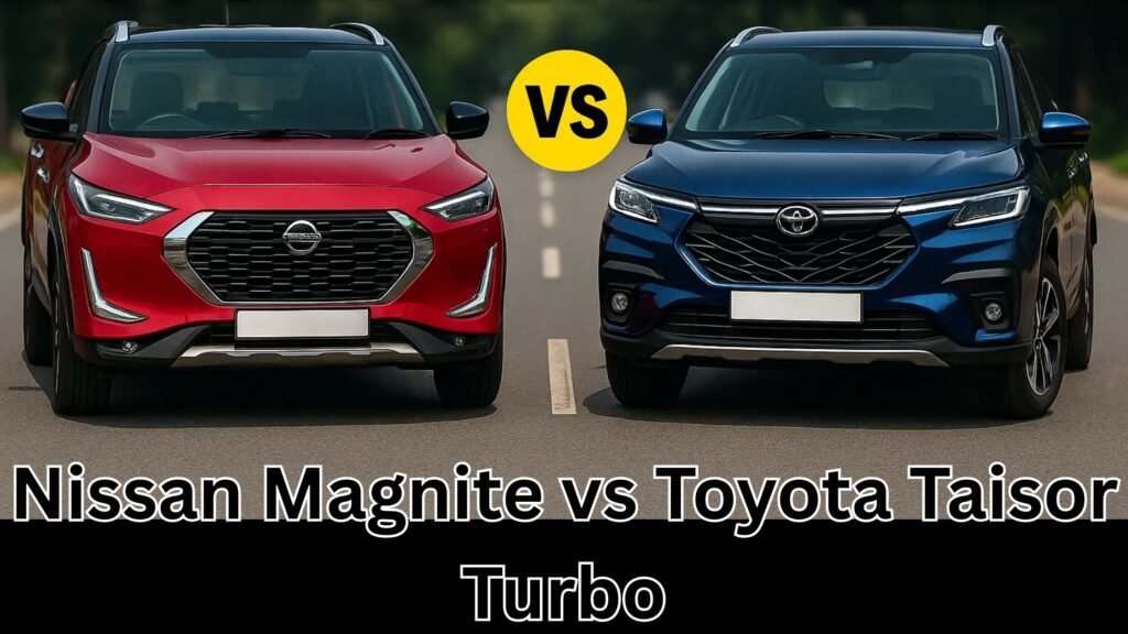 Nissan Magnite vs Toyota Taisor Turbo