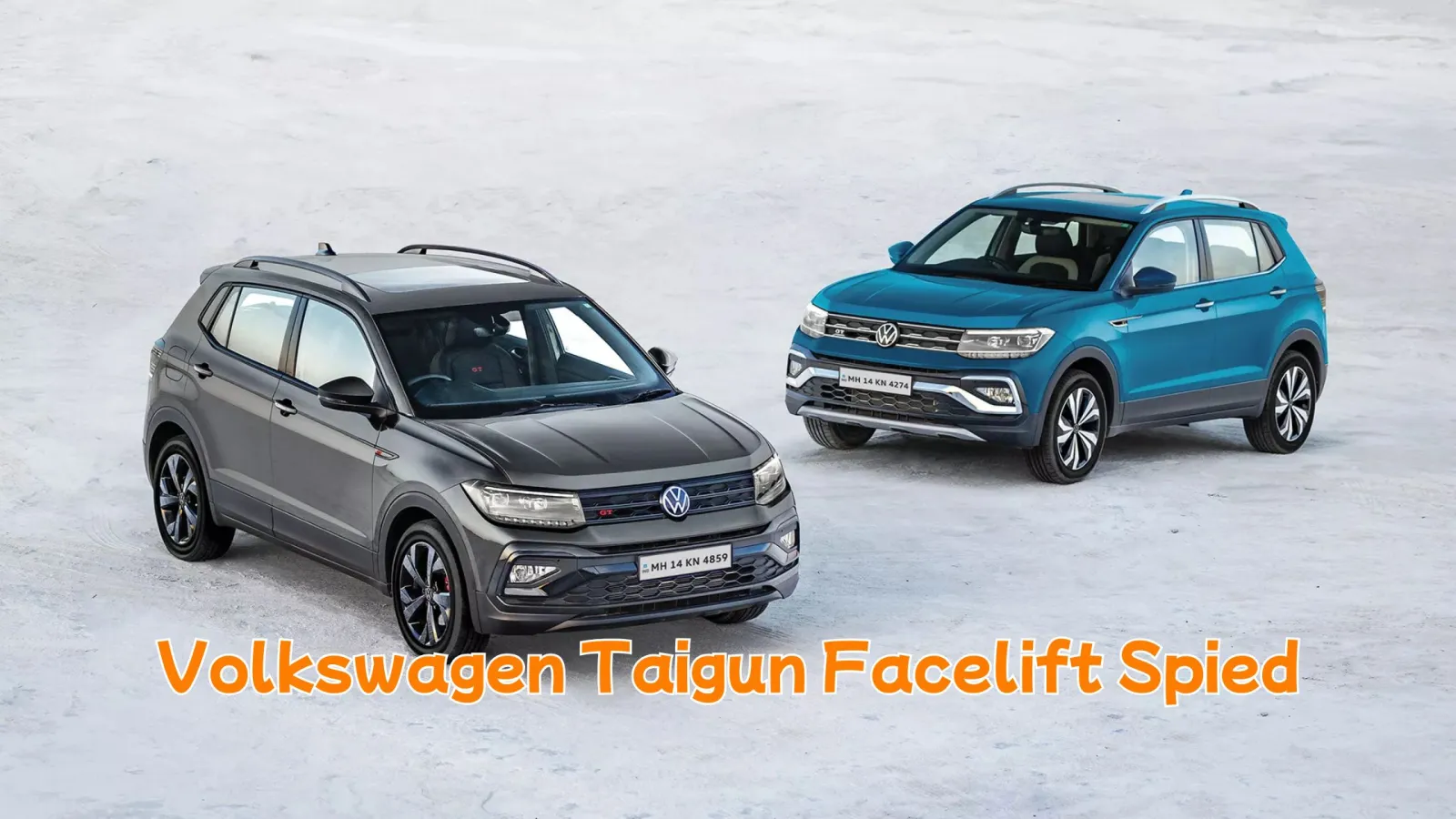 Volkswagen Taigun Facelift Spied